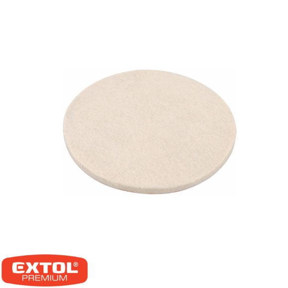 Extol Premium 8803596 filc polírozó betét, tépőzáras - 115x7mm (gyapjúszálas)