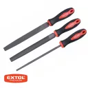 Extol Premium 8803610 fémreszelő készlet, 200/320mm, közepesen durva, 3db-os (lapos, félkör, kerek)