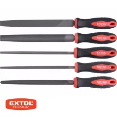   Extol Premium 8803611 fémreszelő készlet, 200/320mm, közepesen durva, 5db-os