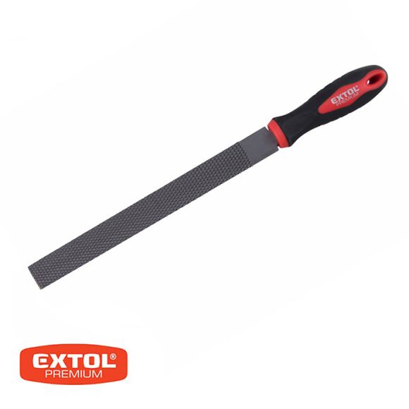 Extol Premium 8803750 lapos faráspoly, 250/370mm, közepesen durva (gumírozott műanyag nyéllel)