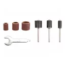 Extol Premium 8803760 mini csiszoló készlet egyenes csiszolóhoz, Ø 3.2 mm, 350 darabos