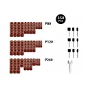 Extol Premium 8803760 mini csiszoló készlet egyenes csiszolóhoz, Ø 3.2 mm, 350 darabos