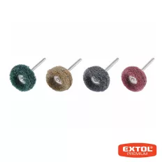   Extol Premium 8803761 mini csiszoló készlet egyenes csiszolóhoz, P80-P300, Ø 3.0 mm, 40 darabos
