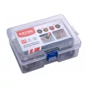 Extol Premium 8803761 mini csiszoló készlet egyenes csiszolóhoz, P80-P300, Ø 3.0 mm, 40 darabos