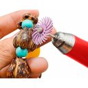 Extol Premium 8803762 mini radiális csiszoló készlet egyenes csiszolóhoz, P80-P2500, Ø 3.0 mm, 52 darabos