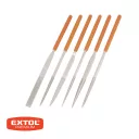 Extol Premium 8803806 tűreszelő készlet, 160mm, finom (gyémántszemcsés), 6db-os