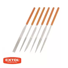   Extol Premium 8803806 tűreszelő készlet, 160mm, finom (gyémántszemcsés), 6db-os