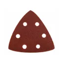 Extol Premium 8803836 delta csiszolópapír mix 93x93 mm - P180, P240, P320, P400, tépőzáras, 6 lyuk (fa-fém) 20 darab