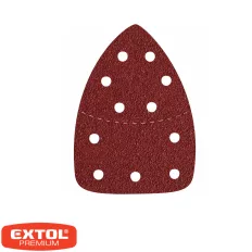   Extol Premium 8803970 delta csiszolópapír 149x105 mm - P40, tépőzáras, 11 lyuk (fa-fém) 10 darab