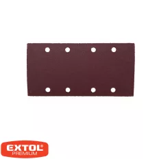   Extol Premium 8803981 csiszolópapír 93x185 mm - P40, tépőzáras, 8 lyuk (fa-fém) 10 darab