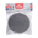 Extol Premium 8804511 polírozó habszivacs, tépőzáras (finiselő/T10), Ø 200x30 mm - fekete
