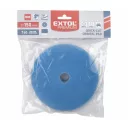 Extol Premium 8804546 polírozó habszivacs, tépőzáras (egylépéses polírozás/T60), Ø 150x25 mm, 22 mm-es furat - kék
