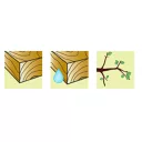 Extol Premium 8806100 szablyafűrészlap fához HCS 240x19x1,5 mm (3 Tpi) - 3 darab