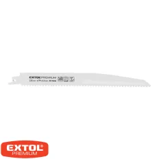   Extol Premium 8806202 szablyafűrészlap fa-fém és bontáshoz, bimetál 225x22x1,6 mm (6 Tpi) - 3 darab