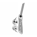 Extol Premium 8806990 kézifűrész (2 db cserélhető pengével) (fa-fém), 150 mm