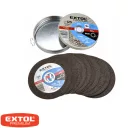 Extol Premium 8808103 vágókorong szett, acél-inox, fémdobozban (10 darab) - 125x1,0 x22,2 mm