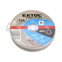 Extol Premium 8808103 vágókorong szett, acél-inox, fémdobozban (10 darab) - 125x1,0 x22,2 mm