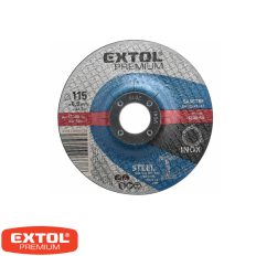   Extol Premium 8808150 hajlított vágókorong, acél/inox 115x0,8 x22,2 mm