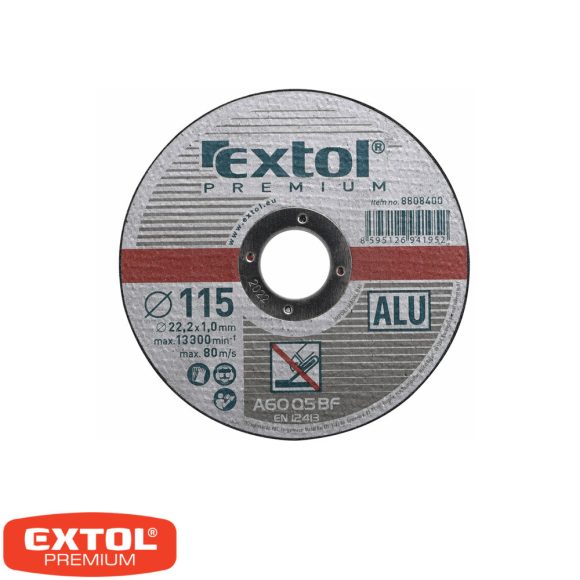 Extol Premium 8808400 vágókorong alumíniumhoz 115x1,0 x22,2 mm