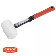   Extol Premium 8811111 gumikalapács üvegszálas nyéllel, 280 g (fehér)