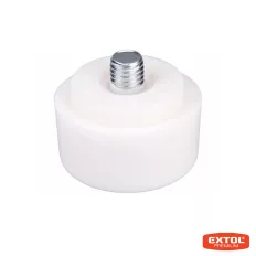   Extol Premium 8811121D cserélhető ütőfej (fehér) (nagyon kemény - 95º shore A) 40 mm, M8 menet