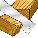 Extol Premium 8812251 japán fűrész, 575/253 mm (kétoldalú, cserélhető pengével)