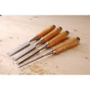 Extol Premium 8812420 lapos favéső készlet (CrV.), 4db-os (bükk nyéllel)