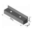 Extol Premium 8812697 TPU védőpofa satuhoz, mágnessel - 113 mm (1 pár)