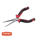 Extol Premium 8813026 mini hosszú félkerek csőrű fogó (rádiófogó), 150 mm (TPR markolat)