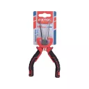 Extol Premium 8813026 mini hosszú félkerek csőrű fogó (rádiófogó), 150 mm (TPR markolat)