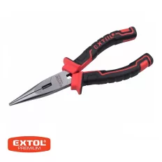   Extol Premium 8813184 félkerek csőrű fogó (rádiófogó), 160 mm (TPR markolat)