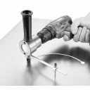 Extol Premium 8813651C fém vezető lemez és körzőszár mechanikus lemezvágóhoz, Ø 20-150 mm