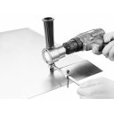 Extol Premium 8813651C fém vezető lemez és körzőszár mechanikus lemezvágóhoz, Ø 20-150 mm