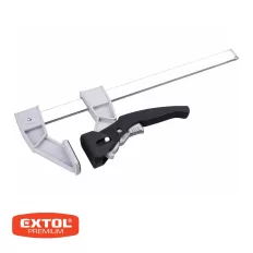   Extol Premium 8815085 racsnis asztalos szorító (F-típus) (alumínium-acél), 250x90 mm