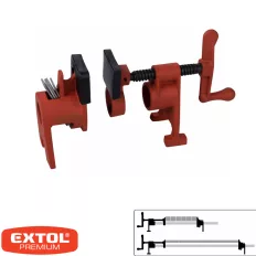   Extol Premium 8815402 csőtengelyes szorító (acél), 1/2"