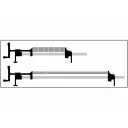 Extol Premium 8815402 csőtengelyes szorító (acél), 1/2"