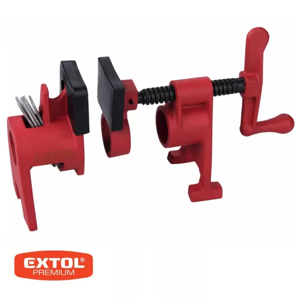 Extol Premium 8815403 csőtengelyes szorító (acél), 3/4"