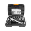 Extol Premium 8816101 racsnis csillagkulcs készlet betétekkel, CrV - 11 db