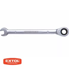   Extol Premium 8816108 racsnis csillag-villás kulcs (CrV), 8 mm (elliptikus)