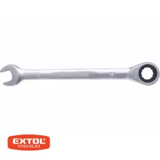   Extol Premium 8816113 racsnis csillag-villás kulcs (CrV), 13 mm (elliptikus)