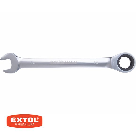 Extol Premium 8816124 racsnis csillag-villás kulcs (CrV), 24 mm (elliptikus)