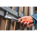 Extol Premium 8816455 racsnis hajtókar dugókulcsokhoz (CrV), 3/8"x208mm