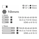 Extol Premium 8818202 bit behajtó készlet bittartó adapterrel 40 db-os