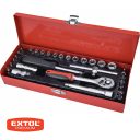 Extol Premium 8818361 dugókulcs készlet bitekkel (CrV), 1/4", 30 db-os