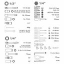 Extol Premium 8818411 szerszám és dugókulcs készlet CrV - 100 db