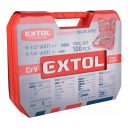 Extol Premium 8818411 szerszám és dugókulcs készlet CrV - 100 db