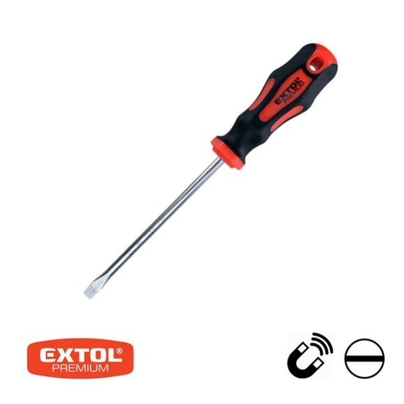 Extol Premium 8819224 lapos 4x75 mm csavarhúzó (mágneses)