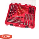 Extol Premium 8819650 bitbehajtó és fúrószár készlet - 50 darabos