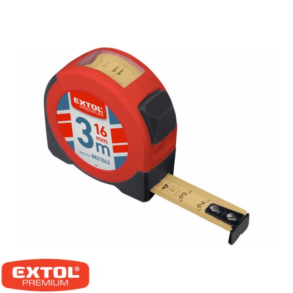 Extol Premium 8821043 ablakos mérőszalag 16 mm - 3m