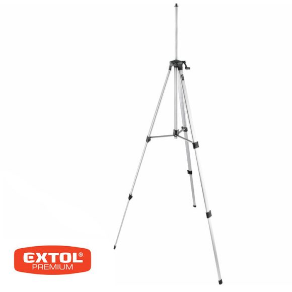 Extol Premium 8823903 háromlábú állvány lézeres szintezőkhöz (alumínium), 1/4"-5/8",  65-180 cm